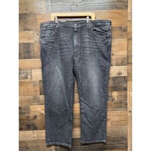 Levis 559 Mens Relaxed Straight Stretch Denim Jeans Black Wash Size 46x30 NWT